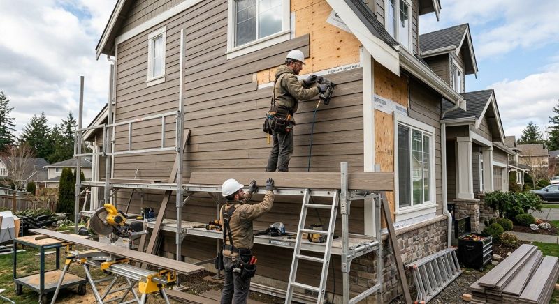 Composite Siding Installation in Moore, SC