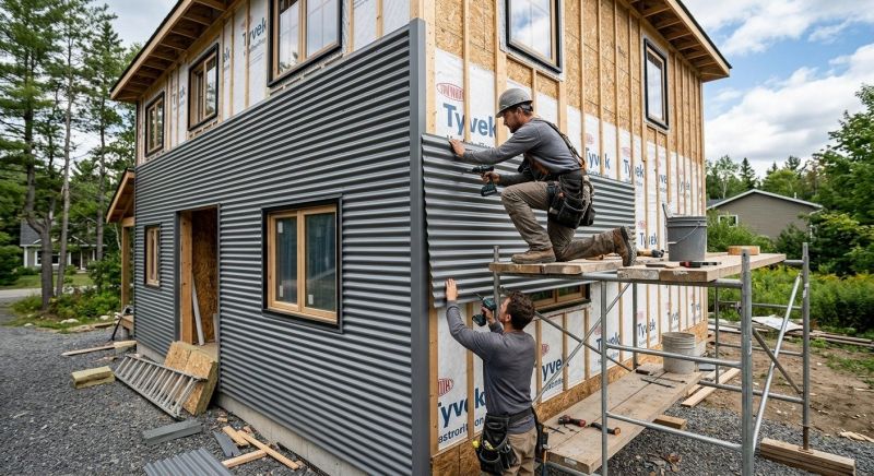 Corrugated Siding Installation in Boiling Springs, SC