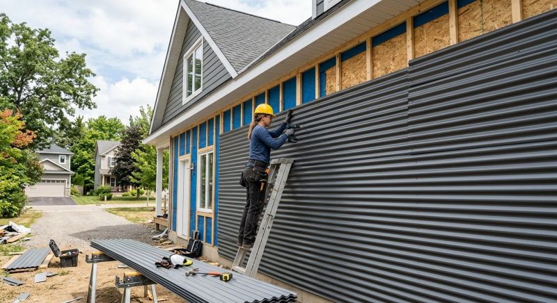 Corrugated Siding Installation in Boiling Springs, SC