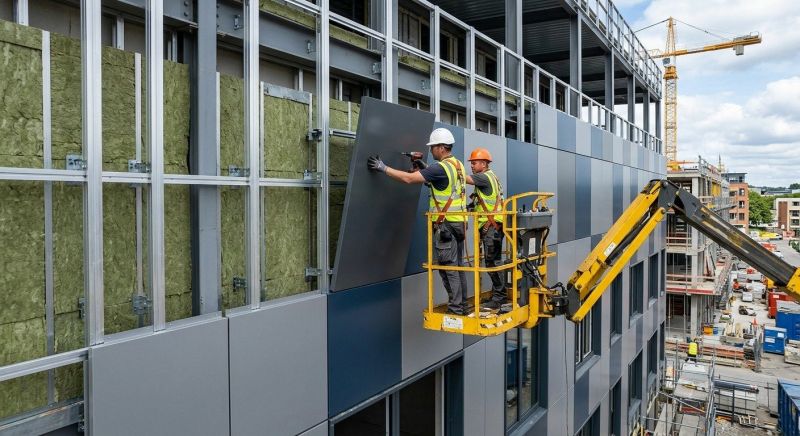 Facade Cladding Installation in Boiling Springs, SC