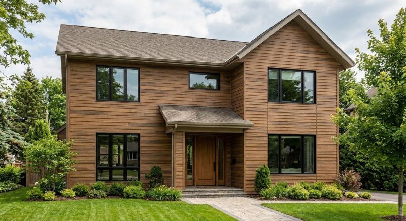 Faux Wood Siding Installation in Greer, SC