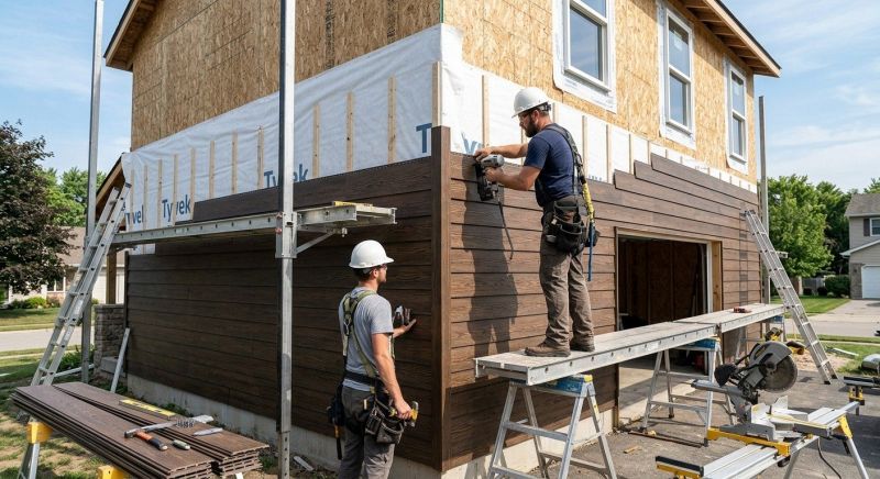 Faux Wood Siding Installation in Saluda, NC