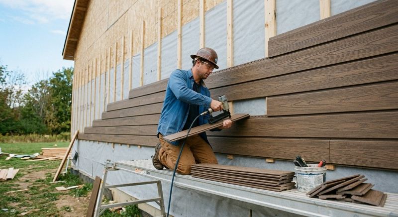 Faux Wood Siding Installation in Saluda, NC