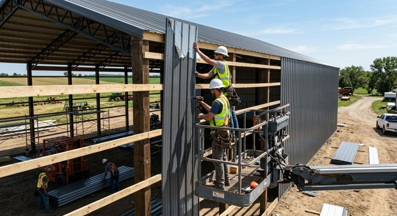 Metal Barn Siding Installation in Boiling Springs, SC
