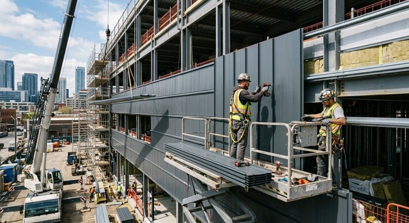 Steel Cladding Installation in Boiling Springs, SC